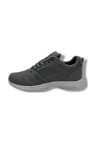 Xstep 020-26 Cilt Deri Anatomik Erkek Sneaker Füme Buz Füme