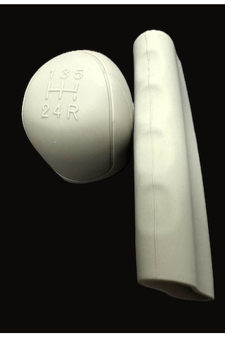 Oto Araç Bej Silikon El Freni Ve Manuel Vites Topuzu Kılıfı 5 Vit Diğer