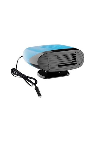 Dancemonkey Cbtx Fl-002 12v Mini Araç Ön Cam Isıtıcı Buz Çözme Buğu Giderme Cihazı Kış İç Isıtma Fanı - Mavi