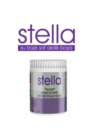 Stella Su Bazlı Saf Akrilik Boya Beyaz 500 Ml