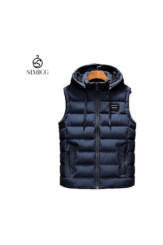 Yeni Dar Kesim, Kalınlaştırılmış, Sıcak Erkek Yeleği Yeşil