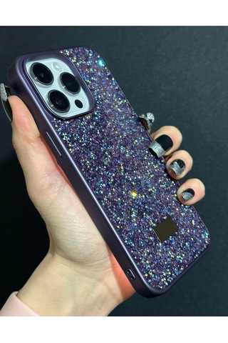 Apple Uyumlu iPhone 11 Sw İnce Taşlı Elmas Işıltılı Telefon Kılıfı