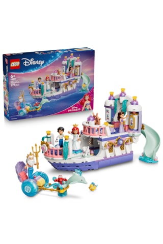 LEGO® ǀ Disney Princess Ariel’in Kraliyet Düğün Gemisi 43299 - 6 Yaş ve Üzeri Çocuklar İçin Yaratıcı Oyuncak Yapım Seti (519 Parça)