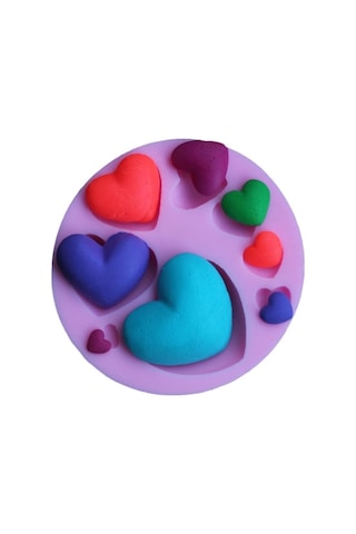 2 Adet Dıy Pişirme Kek Kalıp Rastgele Renk Teslimat, Size:love Pattern Shape Diğer