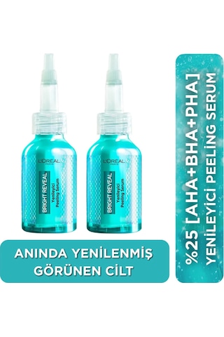 Bright Reveal Yenileyici Peeling Serum 25% Aha + Bha + Pha 25ml 2 Adet