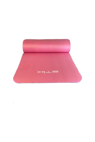 Yoga Matı 8 Mm Taşıma Askılı Yoga Minderi Etk100102 Pembe