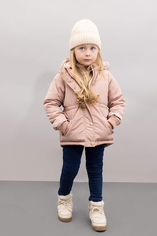 Defacto Kız Bebek Kapüşonlu Su Geçirmez Mont A2451A524AUBG321 Bej