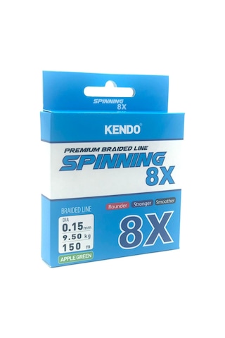 Kendo Spinning 8X Fighting 150 Mt Örgü Ip (Apple Green) 0,15Mm Kendo Spinning 8X Fighting 150 Mt Örgü Ip (Apple Green) 0,15Mm