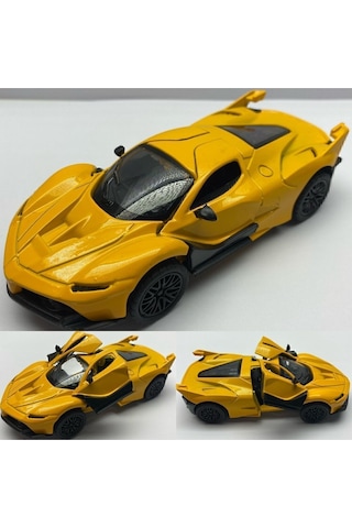 Oyuncak Araba Ferrari Sesli Işıklı Ön Kapılar Açılır Ferrari Çek Bırak Oyuncak Araba Diğer
