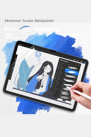 İpad 11. Nesil 2025 A16 Çip Uyumlu Paper-like Gerçek Kağıt Hissi Tablet Ekran Koruyucu