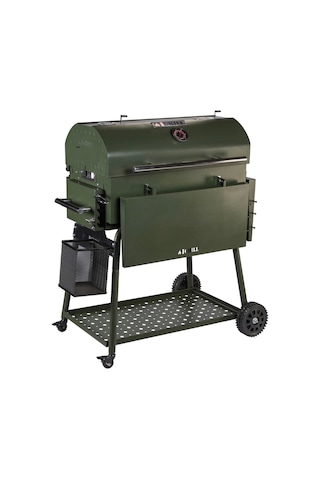 Igrıll Barbekü Elite 740 Mm Kömürlü Mangal Yeşil