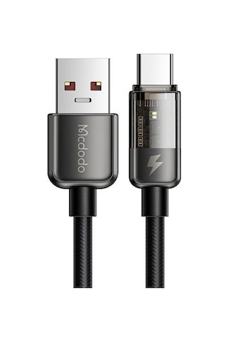Mcdodo Ca-3150 Type-c 100w Power Off Süper Hızlı Data/şarj Kablo 1.2m-siyah