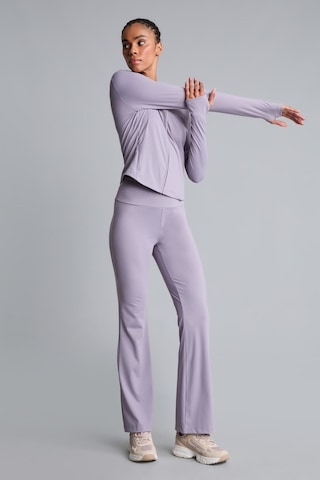 Defacto Esnek Kumaş Aırtech Flare Fit Yüksek Bel Beli Saran Sporcu Pantolon C9192ax26aupr522 Mor-pr522
