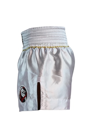 Dragondo Mt3033 Muaythai Şortu Beyaz Kick Boks Şortu Beyaz