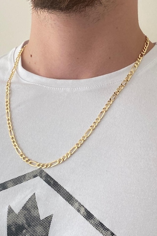 Zümrüt Sarraf 14 Ayar Altın Erkek Figaro Zincir Kolye