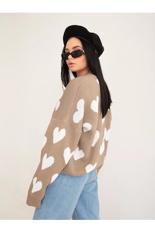 La La Fa Kısa Kapüşonlu Kazak 198946851