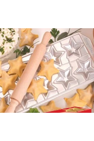 Ravioli & Mantı Tepsisi Yıldız 10'Lu Gri