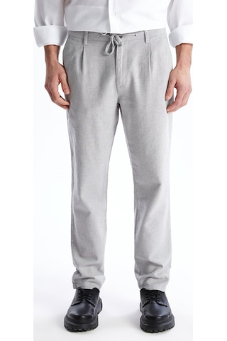 Lcw Vision Gri Slim Fit Keten Karışımlı Erkek Pantolon