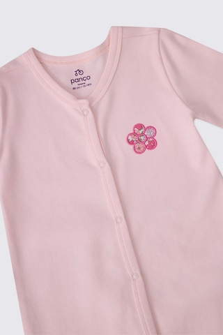 Panço Liberty Kumaş Yenidoğan Pembe Tulum 5611GN30004