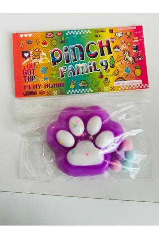 Twins Stars Kedi Patisi Squishy Oyuncağı Sukuşi 7,5x6,5cm