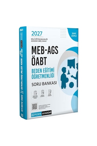 Pegem 2027 Öabt Meb-ags Beden Eğitimi Öğretmenliği Soru Bankası Çözümlü Pegem Akademi Yayınları