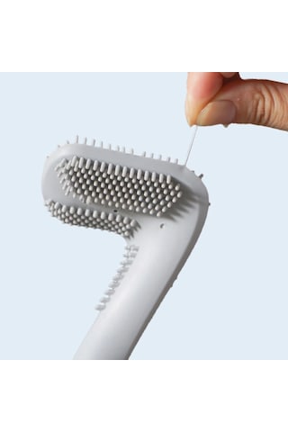 Golf Sopası Tasarımlı Silikon Wc Klozet Temizleme Fırçası Siyah