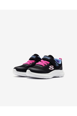 Skechers Skech Fast Küçük Kız Çocuk Siyah Spor Ayakkabı 303168n Bkmt Siyah