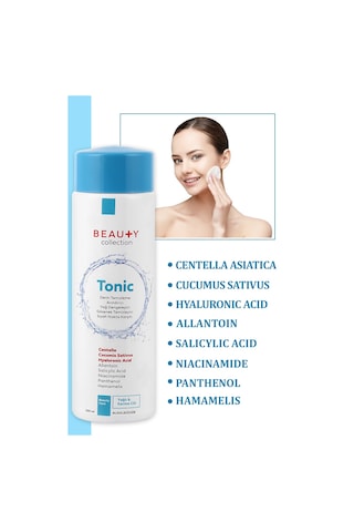 Beauty Collection Temizleyici Tonik Yağlı ve Karma Ciltler 200 ML