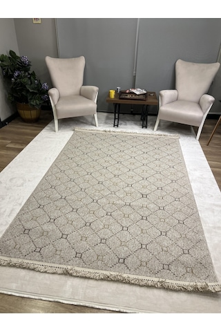 Sanat Halı Lora Plus 3925 Bej İskandinav Halı