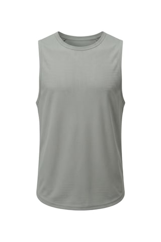 Genius Store Erkek Sıfır Kol Sporcu Atleti Ter Tutmayan Fitness Gym Tişörtü Sfr2026-mankensiz Gri