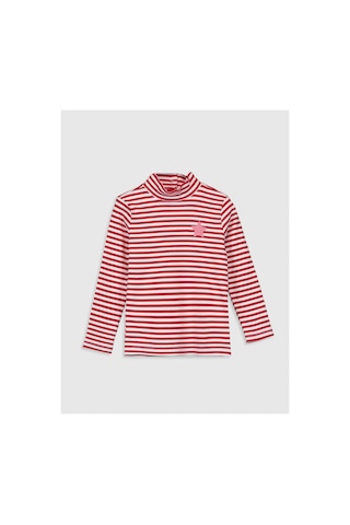LC Waikiki Lcw Baby Kırmızı Cizgili Tişört Kırmızı Cizgili E48