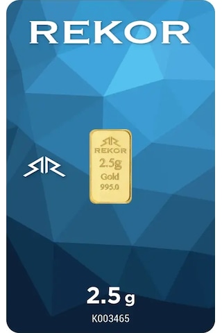 Rekor 2,5 Gr Külçe Altın