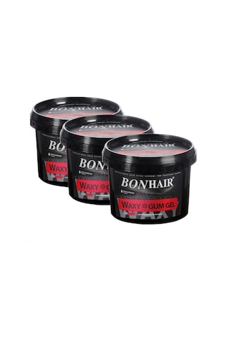 Bonhair Waxy Gum Gel Waxlı Saç Jölesi 3 x 750 ML