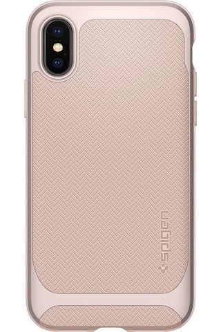 Spigen Apple Uyumlu iPhone X İle Kılıf Neo Hybrid Pale Dogwood