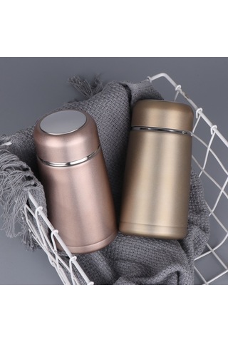 Luckystar Altın Renk Paslanmaz Çelik Termos Bardak