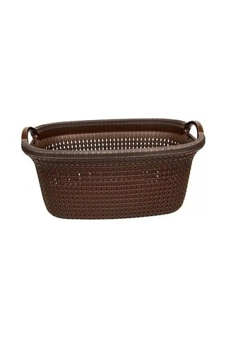 Elfplast Çamaşırlar İçin Örgü Sepet 143820699 Kahverengi