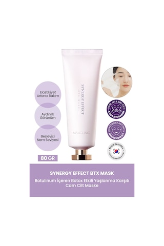 Maxclinic Soyulan Cam Cilt Maske Kolajen ve Botalinium Maxclinic BTX Botoks Mask