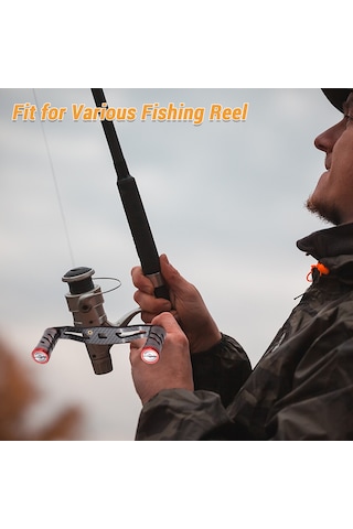 Yuntech01 Metal Balık Makinesi Kolu, 8 5mm İç Çap, Kırmızı, Çok Markaya Uyumlu, Kolay Kurulum, Döküm Ve Spinning Makineleri İçin