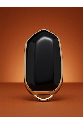 Togg T10x T10f 3 Tuşlu Smart Nano Anahtar Kılıfı Siyah Gold Altın Renk Yüksek Kalite