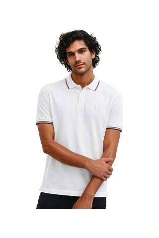Arma Ar-ma Erkek Polo Yaka Tişört Baskisiz Basic Örme Kumaş Regular Fit %100 Pamuk 30/1 Çift Toplama Penye Pike Y31374356802 Beyaz-b1