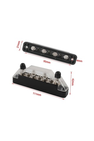 Dinosaurs Dağıtım Bloğu 4x M6 Posts 3x M4 Terminal Vidaları Araba Için Uyuyor