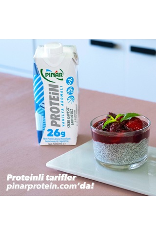 Pınar Protein Vanilya Aromalı Süt 5 x 500 ML