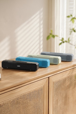 Blic Bls-85 Bluetooth 5.4 Masaüstü Soundbar Hoparlör Mavi, Telefon Standlı, 1500 Mah Şarjlı, Usb Ve