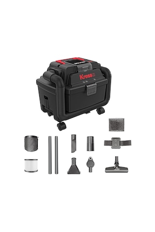 Kress Kh035.9 20volt 250w/17kpa Flexi Esnek Hortumlu Şarjlı Isla