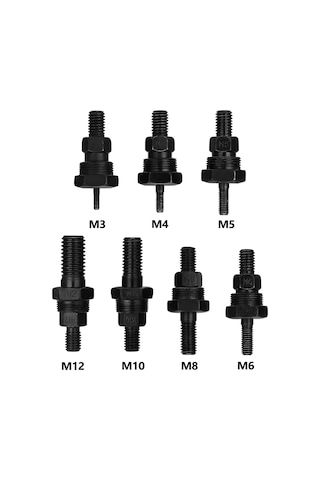 Jeemson Metal Rivet Nut Mandrel Tool - M8 Size, Easy Replacement For Riveting, Black Color