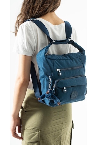 Baginn İster Sırt İster Omuz İster Çapraz Askılı Fonksiyonel Kullanım Kadın Çantası 28 28 Cm 571 Collection Lacivert