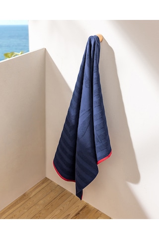 Madame Coco Mathis %100 Pamuk Plaj Havlusu - Lacivert - 70x150 Cm 8684427310816 Çok Renkli