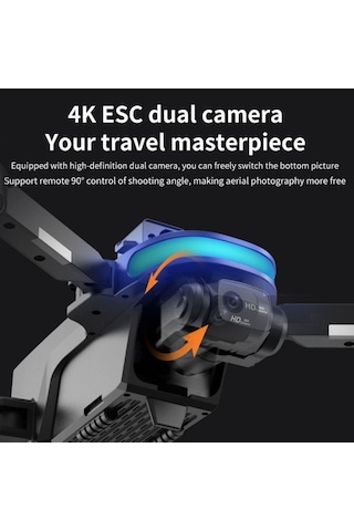 M104 Drone,fırçasız Motorlu, Engel Aşabilen,uzun Aydınlatmalı,brushless Motorlu 4k Akıllı Drone-1477