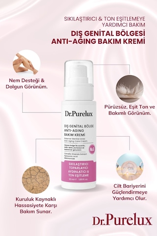 Genital İntim Özel Bölge Bakım Kremi Sıkılaştırıcı & Ton Eşitleyici Krem