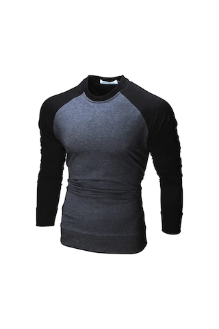 Envy Lab Uzun, Raglan Kollu Sweatshirt 3929889 Koyu Gri